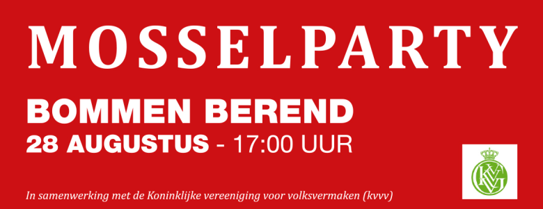Bommen Berend mussel party at WEEVA