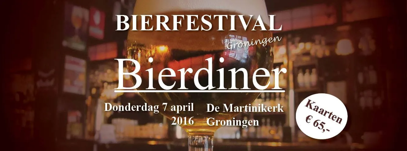 World's largest beer dinner in Martinikerk Groningen