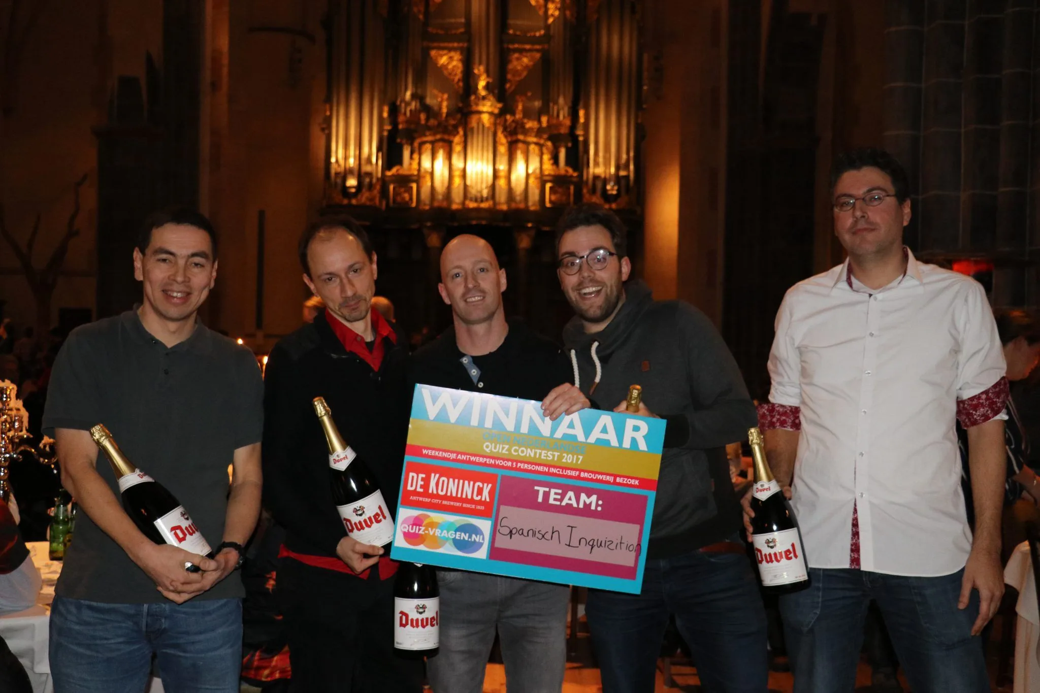 Spanish Inquizition wins knowledge quiz for the third time