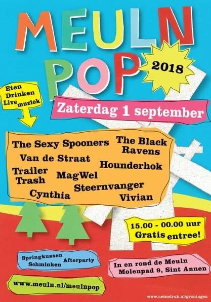 Meuln POP &ndash; the nicest and smallest festival in Groningen!