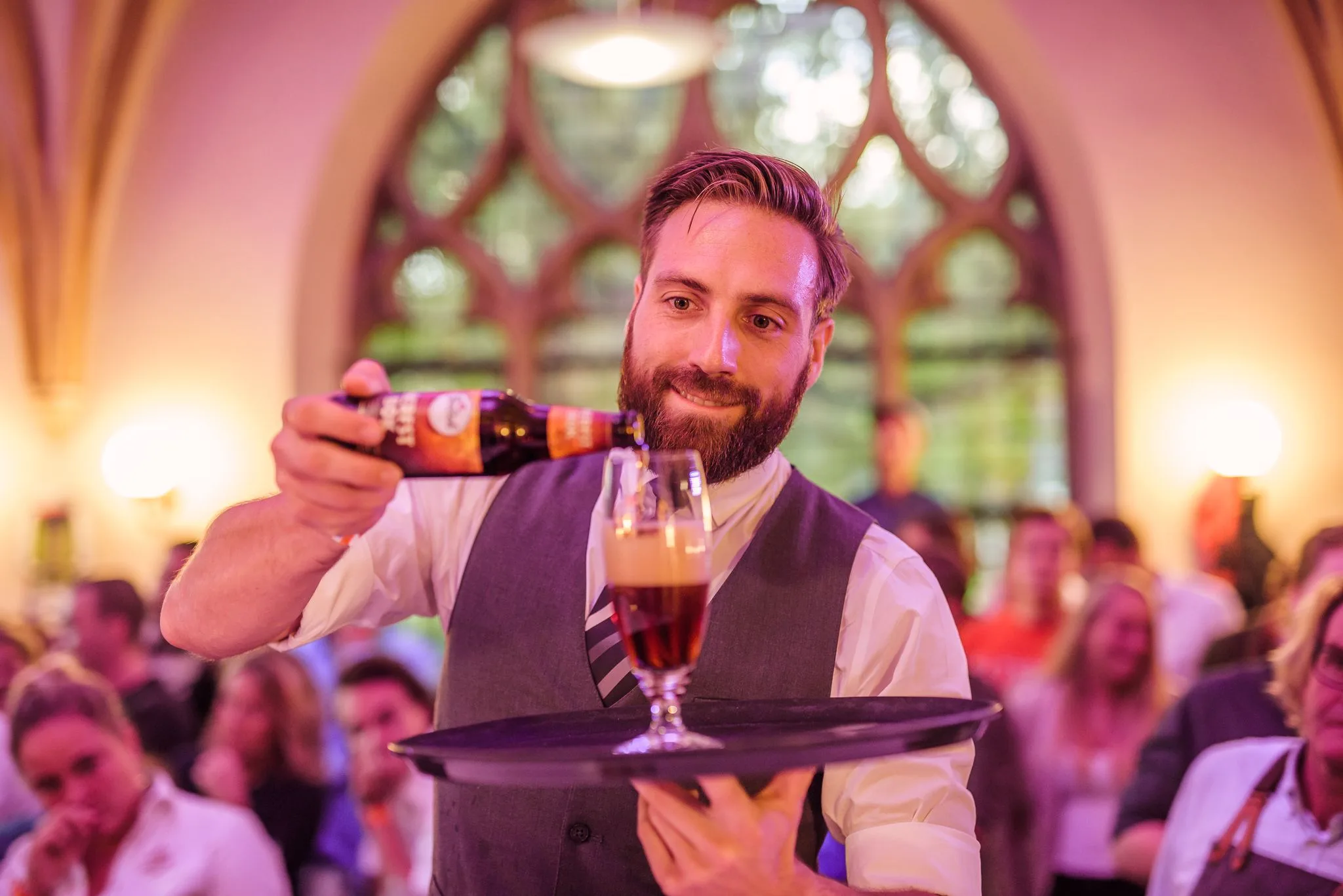 John Meijerink from Paviljoen Lutterzand in De Lutte is the best beer tapper in the Netherlands.