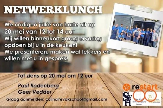 Networking lunch at Culinary Vocational School
