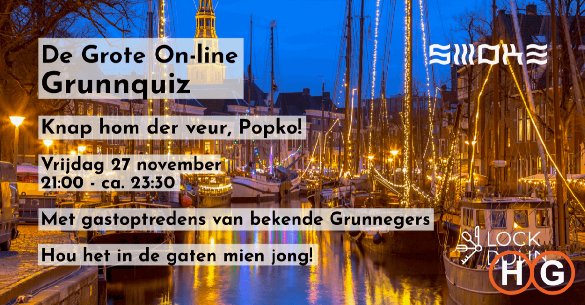 The Great Online Grunn Quiz &ndash; With guest appearances by Tiktok Tammo and Erwin van de Looi, among others