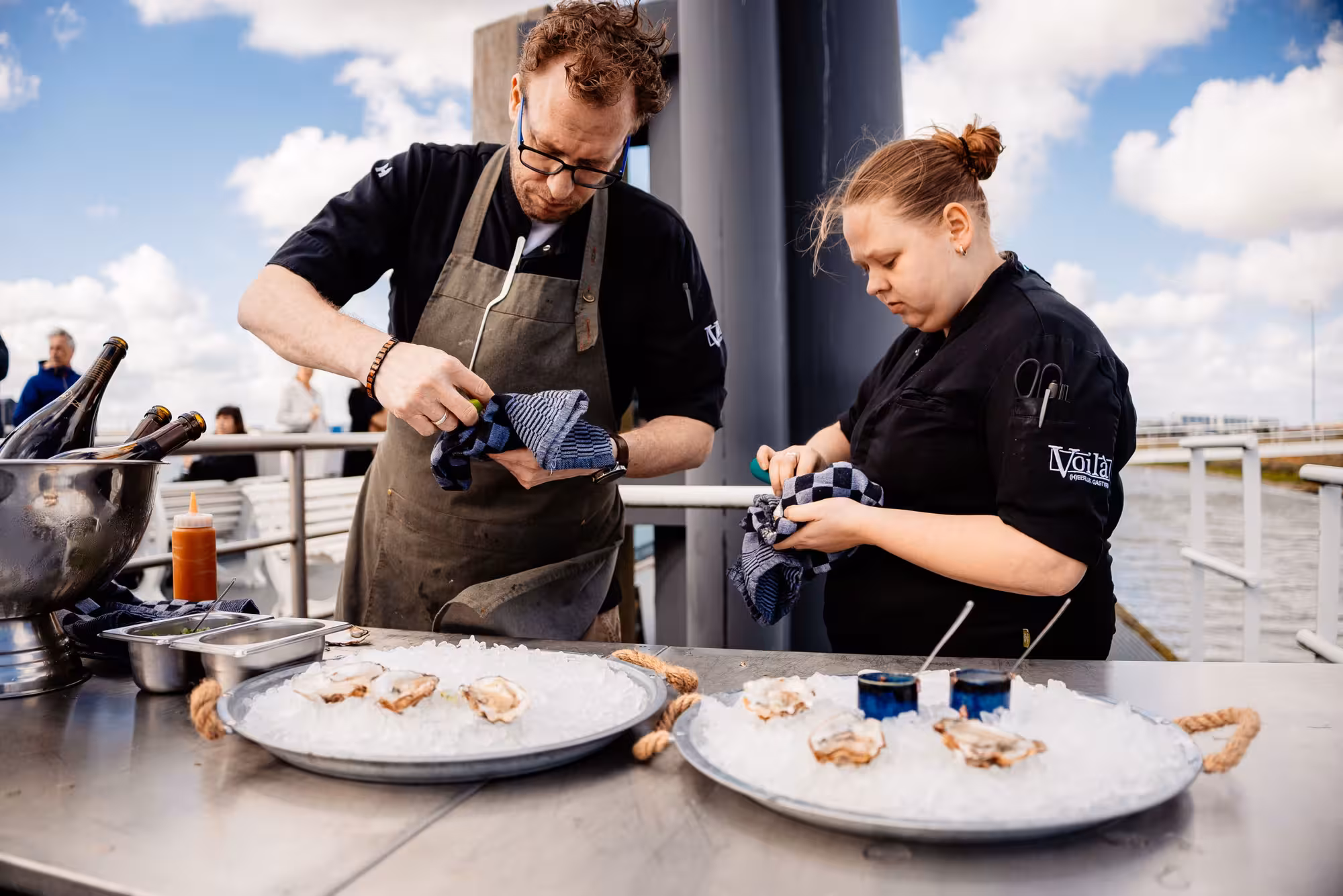 Seafood on the mudflats